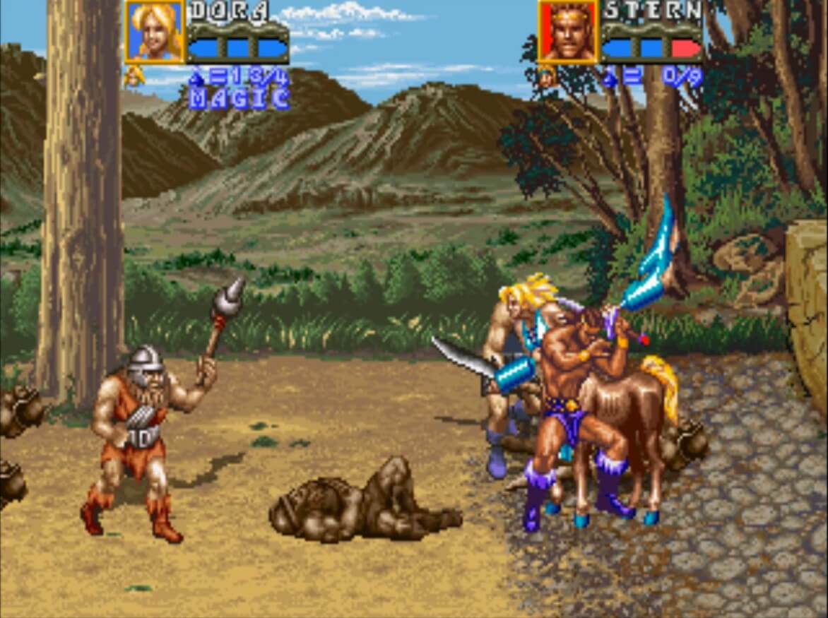 Golden Axe The Revenge of Death Adder - геймплей игры Arcade